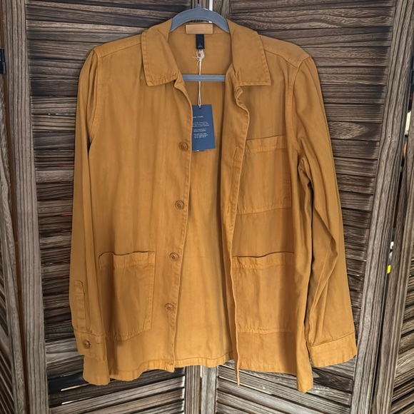NWT Universal Thread Co. mustard denim jacket - Picture 3 of 6